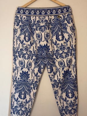 Lynne pants size 44 blue and white like new