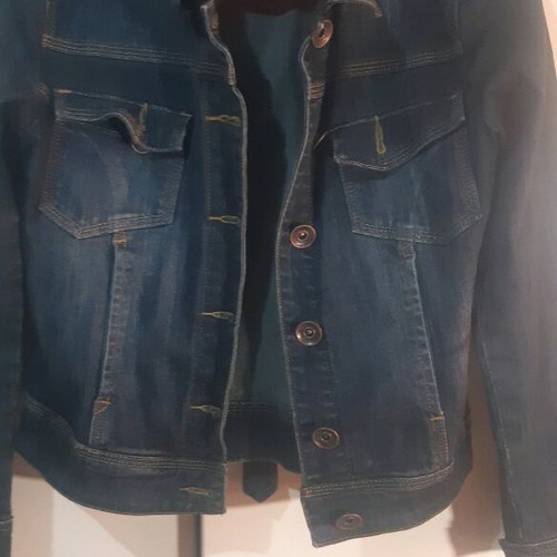 Pink Woman girls' denim jacket like new, blue, size M