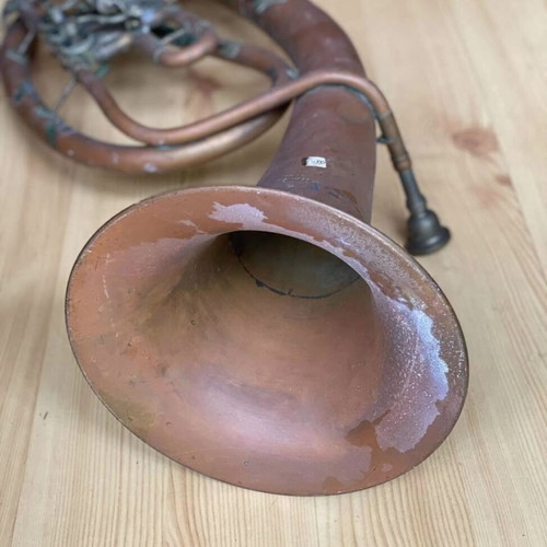 Saxhorn brass musical instrument used, old