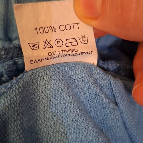 Iso women's cotton pants blue electric like new