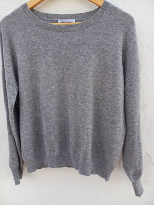 Just Cashmere sweater gray size M new 100% cashmere