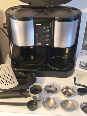 Krups CafePresso Crematic Time 2-in-1 Espresso & Coffee Maker like new