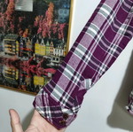 Piazza Italia Shacket women's S purple cotton like new