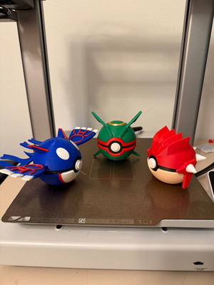 Pokémon Pokeball set Legendary Trio Hoenn new