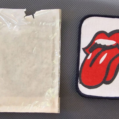 Vintage Rolling Stones cloth patch badge new, classic hard rock