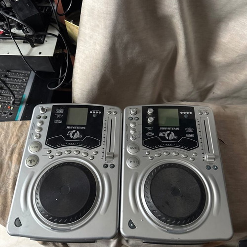 JB Systems MCD 260 Professional DJ CD Players used, pair