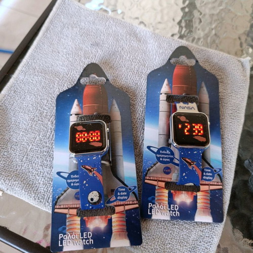 2 NASA kids electronic LED watches new