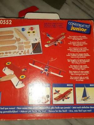 Constructo Junior 80552 wooden airplane new