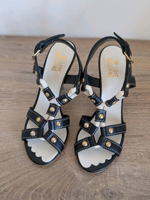 Αυθεντικά πέδιλα Love Moschino, μέγεθος 36, μαύρα, σε άριστη κατάσταση