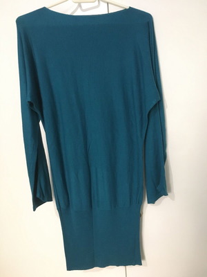 Kocca dress like new, size L, blue-green batwing sleeves