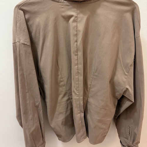 Zara Crop Shirt used with Cut-Outs and Knot Size Large