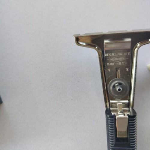 Gillete Techmatic razor used, 60s-70s with case