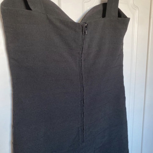Black mini dress Anonima basic like new, size S
