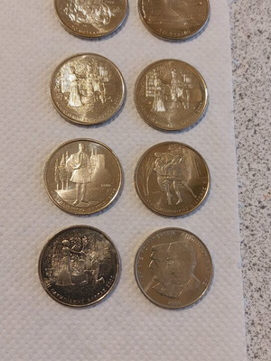 Collection of rare 500 drachma coins 2004 like new