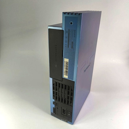 Sony PlayStation 2 Aqua Blue SCPH-50004 PAL console used, collectible edition
