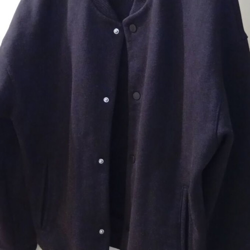 Bomber jacket Zara pilot style quilted cotton new black medium-large
