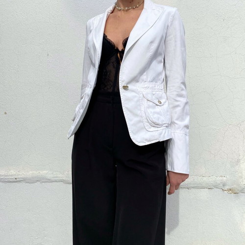 Pinko jacket like new, vintage, size M/L, white