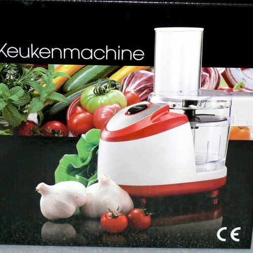 Mini food processor EC01M 250W new, red-white