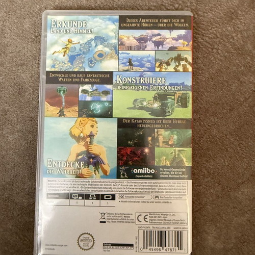 The Legend of Zelda: Tears of the Kingdom Nintendo Switch game like new