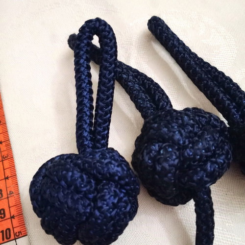 Blue color cord fasteners set of 3 like new