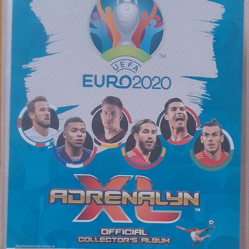 Euro 2020 Preview Adrenalyn XL album with 458/468 cards used