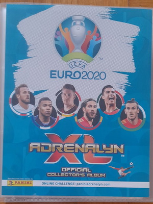 Euro 2020 Preview Adrenalyn XL album with 458/468 cards used