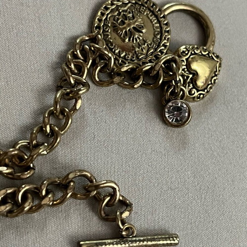 Bracelet used, gold-colored