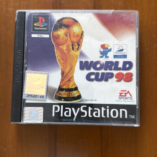 World Cup 98 PlayStation 1 game used with manual