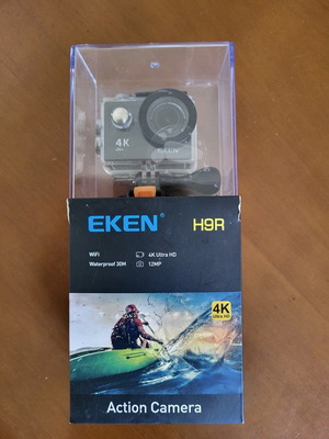Eken H9R Action Camera 4K Ultra HD Υποβρύχια μεταχειρισμένη με θήκη και Wi-Fi