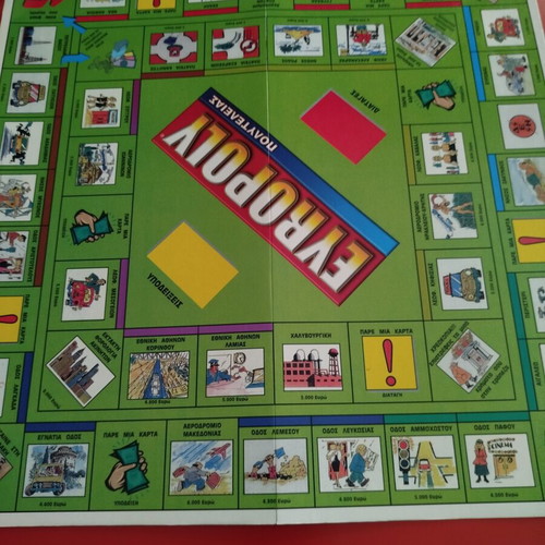 Europoly Polytelias board game like new