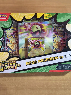 Ascended Heroes Mega Meganium Ex Box new, sealed
