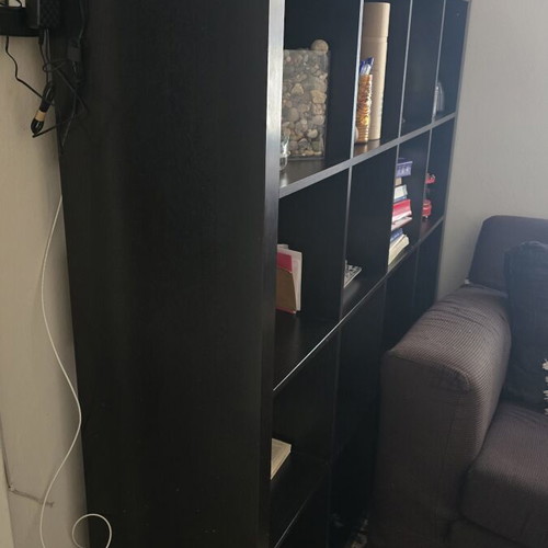 Ikea Kallax shelving unit used with minor color wear