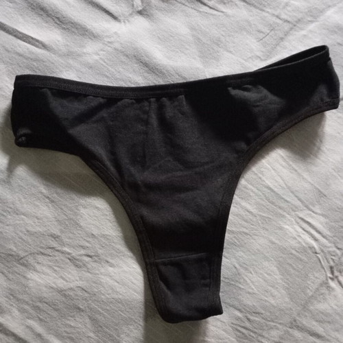 Black underwear, size S