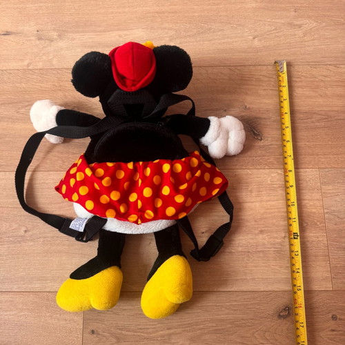 Disney Minnie Mouse Plush Backpack like new, 40cm, Disneyland 1998
