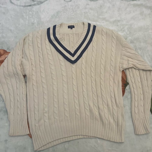 Gant vintage knitted sweater 100% cotton like new, beige