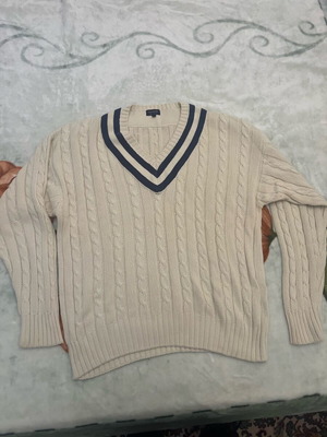 Gant vintage knitted sweater 100% cotton like new, beige