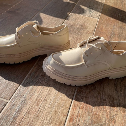Women's Oxford shoes new, size 41, beige