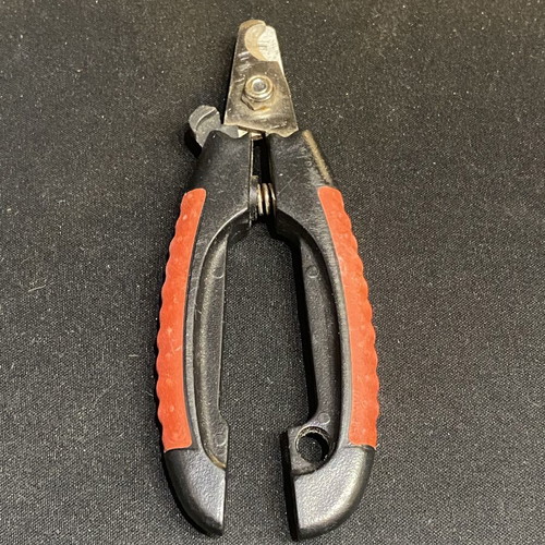 Pet Nail Clipper used, stainless steel blades, ergonomic handles