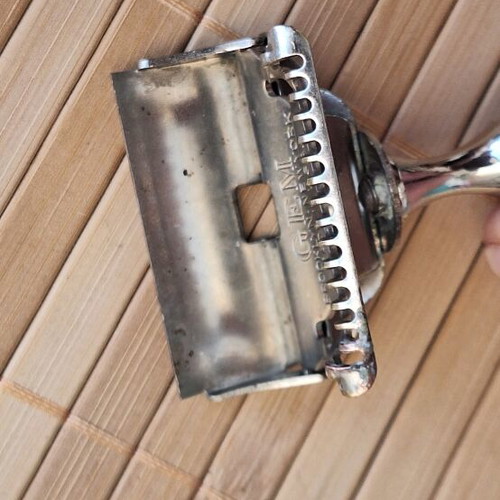 Gem 1912 Single Edge Razor used, vintage, made in USA