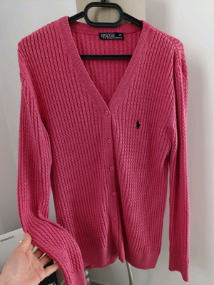 Polo Ralph Lauren cardigan new, pink, size XXL
