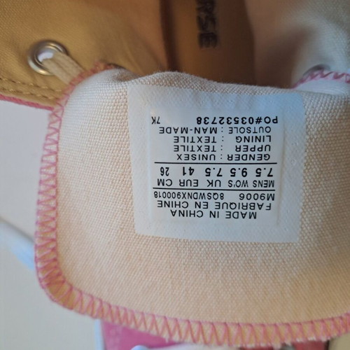Converse Chuck Taylor AS Core Hi women's athletic shoes new, pink, size 41