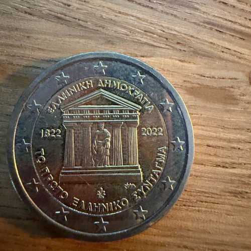 2€ The First Greek Constitution coin new