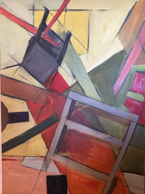 Acrylic painting like new, 0.80x1.00 m