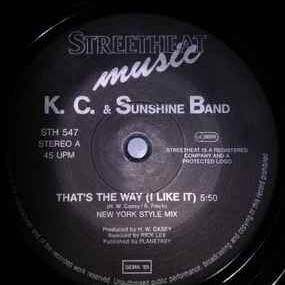 K.C. and the Sunshine Band That's The Way I Like It remix vinyl used, electronic