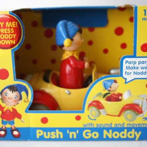 Noddy Push N' Go Car Golden Bear new