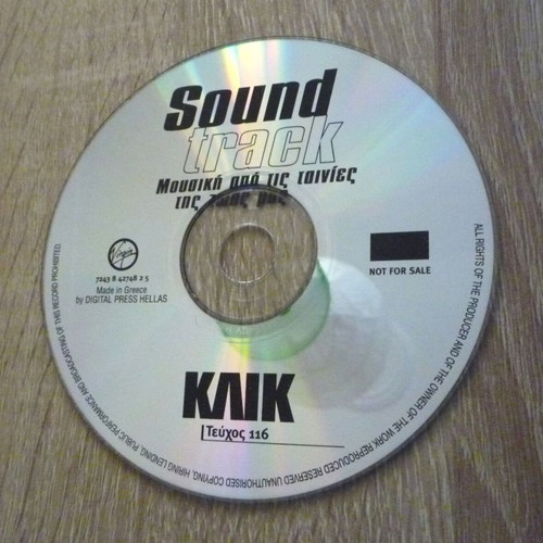 Soundtrack CD from Movies of Our Life by ΚΛΙΚ used, electronic