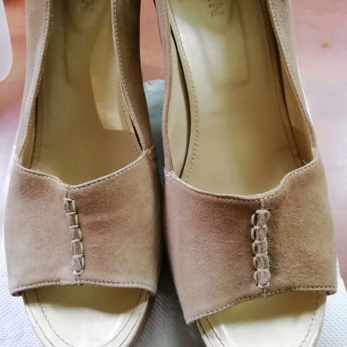 HOGAN Platforms beige sand color, 11cm heel, like new condition