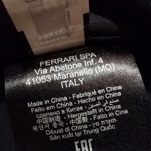 Scuderia Ferrari Camouflage Shirt Size S like new, black and gray