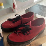 Vans sneakers used, size 39, red