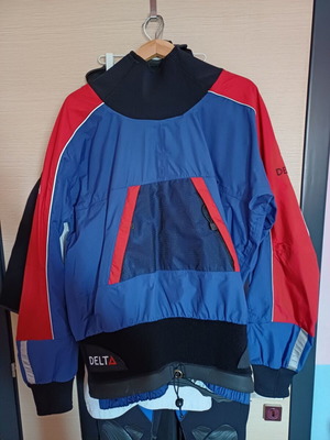 Tζάκετ ιστιοπλοΐας και canyoning Delta pro σαν καινούργιο, μπλε-κόκκινο, μέγεθος Large